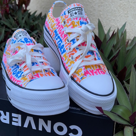 CONVERSE CTAS DOUBLE STACK LIFT OX PLATFORMS WMNS - Picture 8 of 16